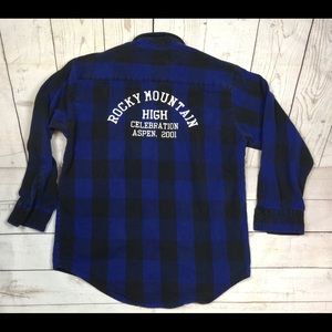 Buffalo plaid Unisex large flannel